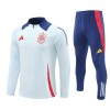 Sudadera De Entrenamiento España Cremallera De Cuarto 2024-25 Blanca - Hombre